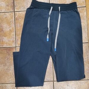 Figs Reversible Pants  Gray Amd Light Blue Gray Womens Size Medium